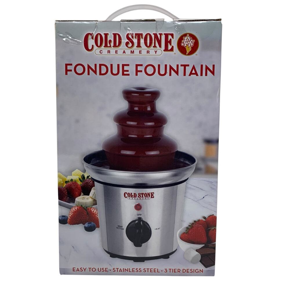 NEW! Cold Stone Creamery 3 Tier Fondue Fountain